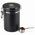 Airtight Coffee Container With Window and Spoon